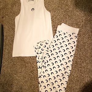 100% authentic Marine Serre tank top size M and leggings M